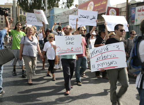 Demonstreren in Sheich Jarrah