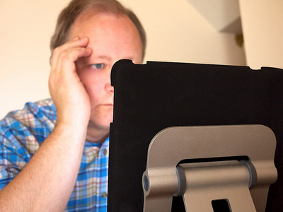 Man working at computer